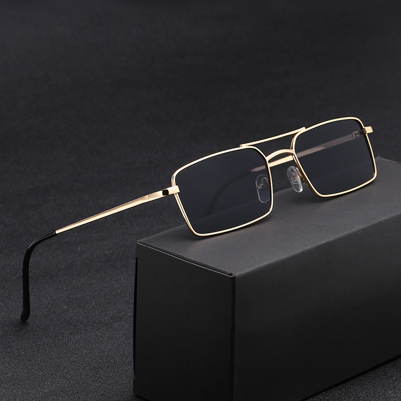 Men'S Fashion Glasses - 新しい女性ブランドデザイン反射防止ミラーサングラスファッションメタルスクエアメガネクラシック男性アウトドアサングラス