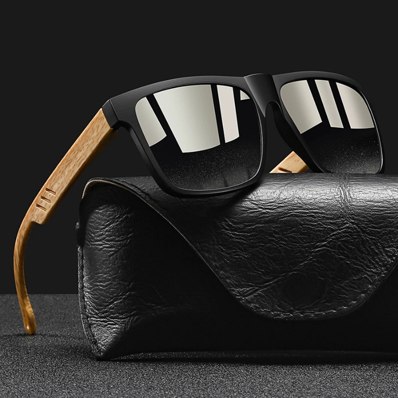 Men'S Fashion Glasses - 新しいファッションヴィンテージスクエアスクエアフレームサングラス男性女性釣り運転高級ブランドデザイナーサングラス UV400 メガネ
