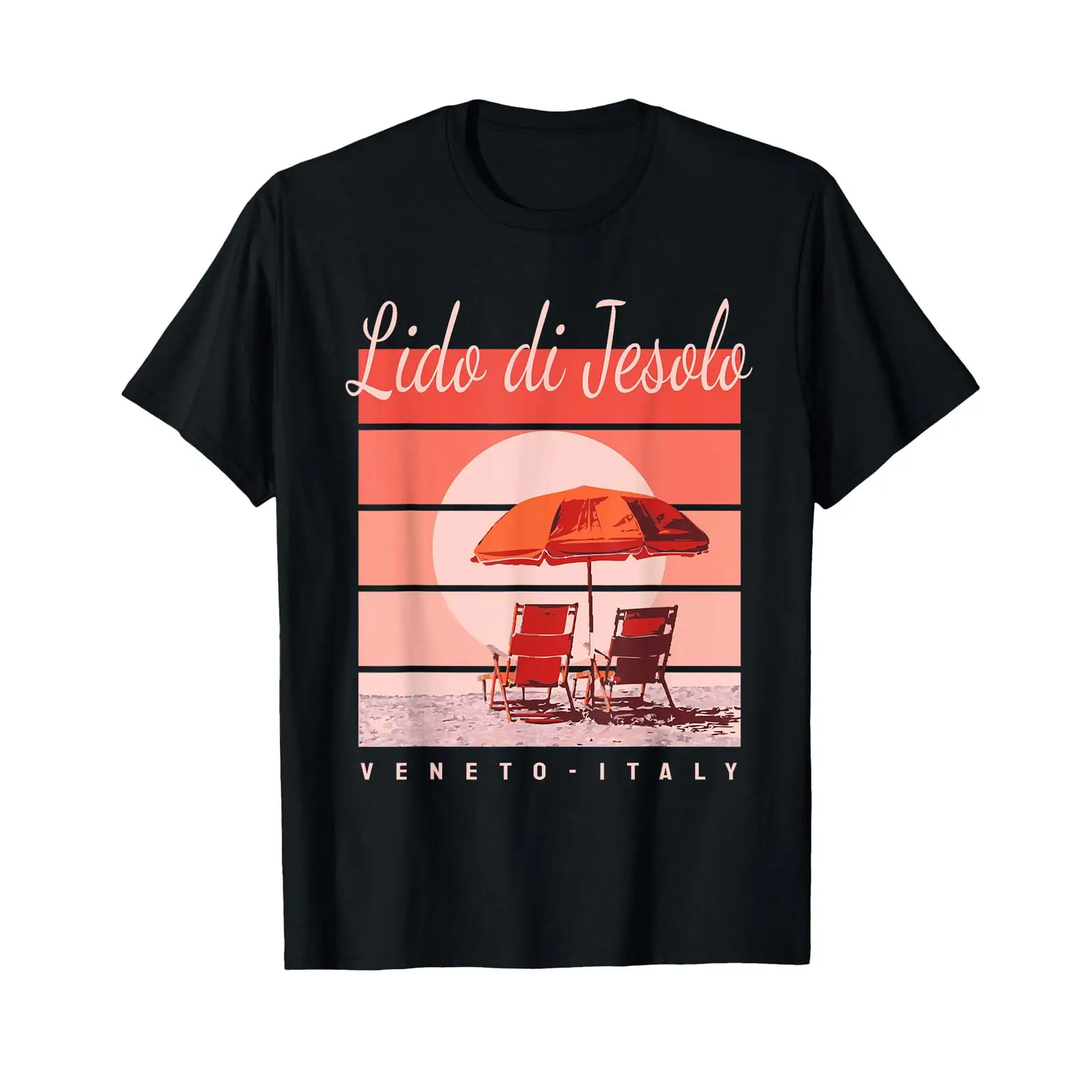 Men'S Fashion Venice Italy - リド・ディ・ジェゾロ、ヴェネツィア、イタリアでの休暇Tシャツ、ヴィンテージ加工、少し伸縮性あり、快適、カジュアル、ソフト、ファッション、ユニセックス、スタイリッシュ