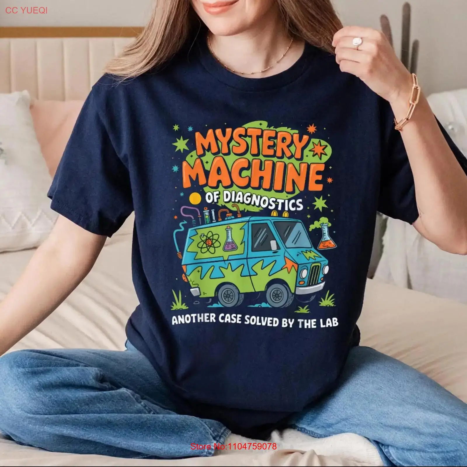 Mens Fashion Week - 診断用ミステリーマシンTシャツ ラボウィーク2025 面白い医療技術 ヴィンテージ ウォッシュドデザイナー服 オム