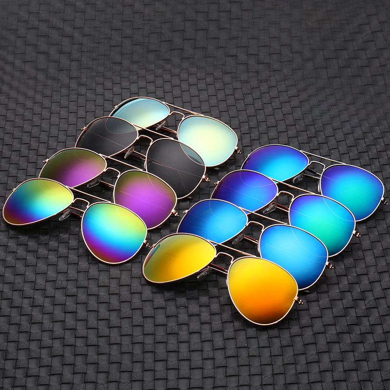 Men'S Fashion Glasses - 新しいダブルブリッジパイロットサングラス女性合金フレームポリットミラーサングラス女性男性 UV400 眼鏡男性用