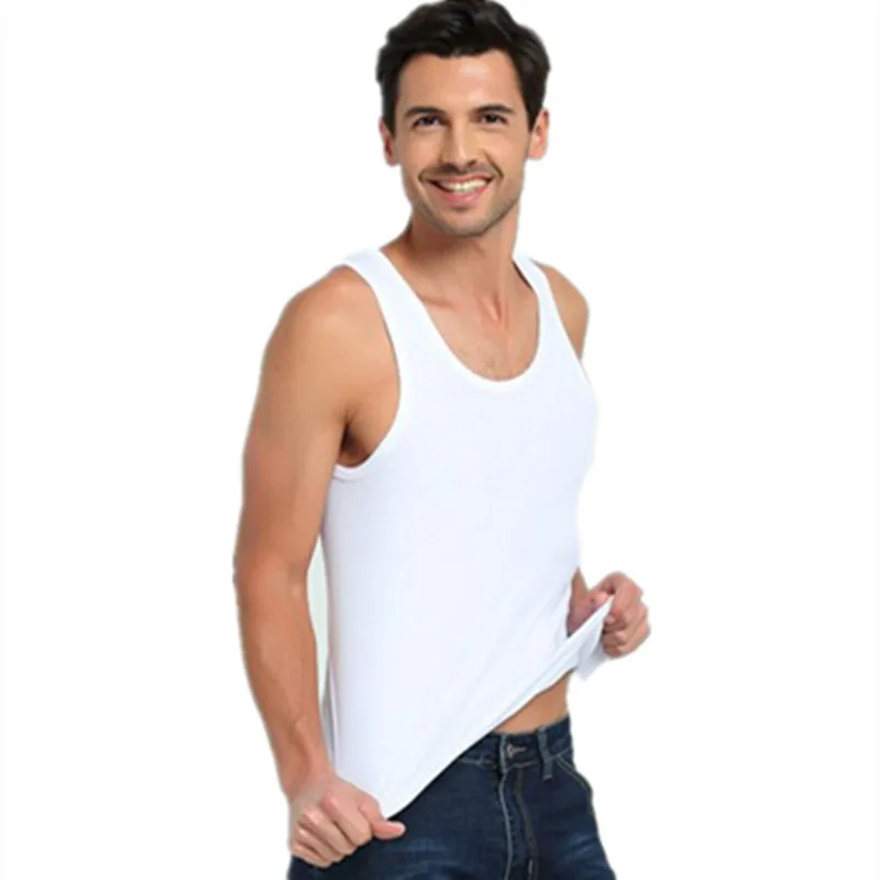 Men'S Fashion Outlets - ホット販売メンズカジュアルタンクトップ夏ボディービルノースリーブベストスクエアカラーファッション男性 Tシャツワークアウトベストファクトリーアウトレット