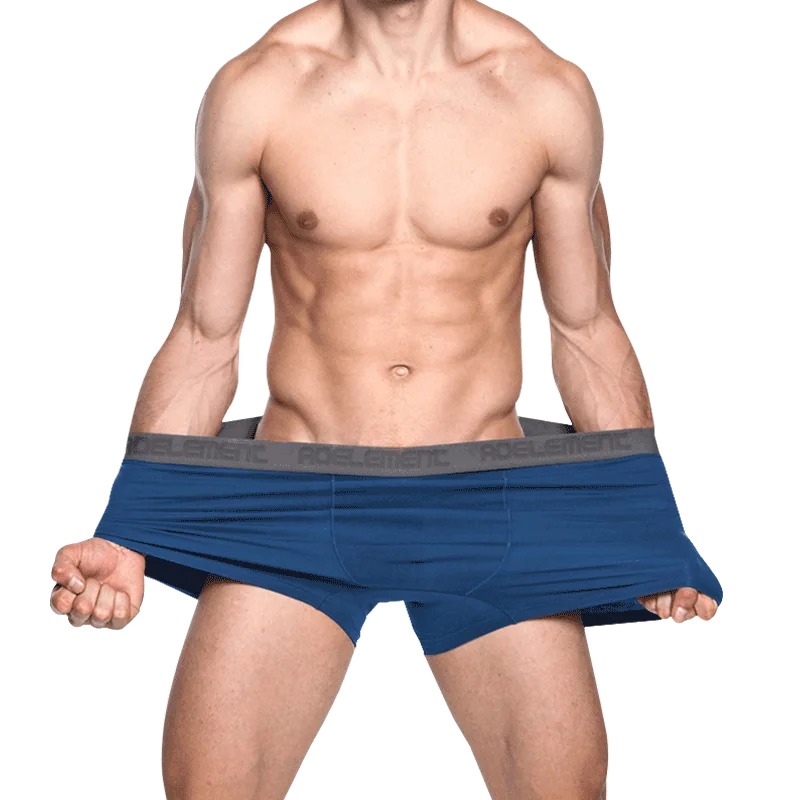 Men'S Fashion For Fat Guys - メンズ通気性7XLゆったりプラスサイズボクサーUポーチ大空間モーダル太め体型ショーツ無地伸縮性下着ファッションクラブウェア