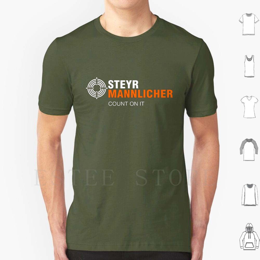 Military Shirt Men - マンリッヒャー カウント・オン・イット Tシャツ メンズ コットン 6XL