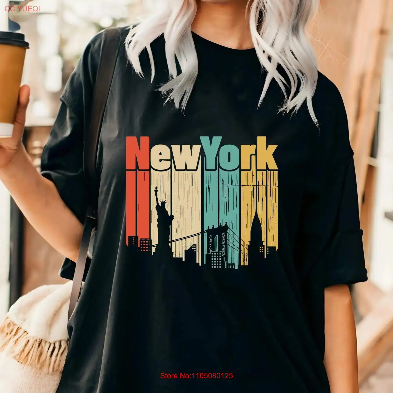 Men'S Fashion Nyc - ニューヨーク レトロ Tシャツ アメリカ旅行 NYC シティコンサート