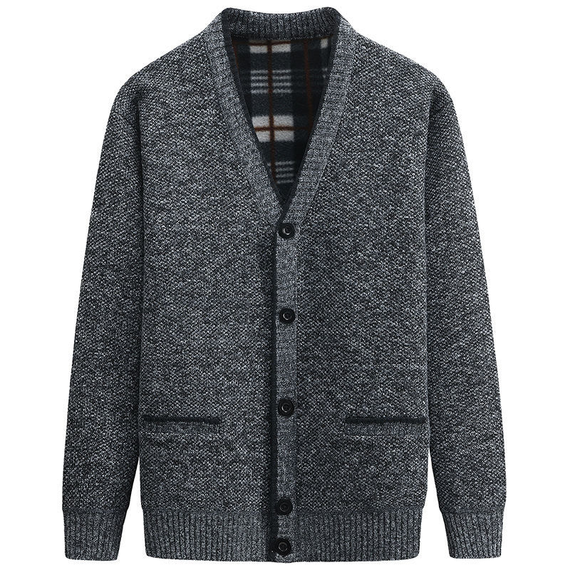 Men'S Fashion V Neck Sweater - メンズニットVネックカーディガン,厚手のVネックセーター,暖かくカジュアルなニットカーディガン,ファッショナブルな服2023