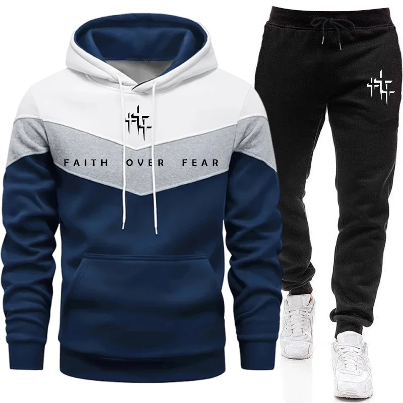 Faith Over Fear メンズ トラックスーツ フー - Men'S Fashion Outfits のレビューと価格