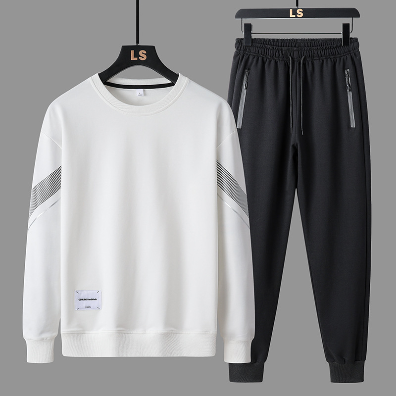メンズカジュアル 2 ピーススポーツウェアセットストリートフ - Track Suit Men のレビューと価格