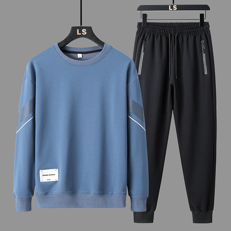 メンズカジュアル 2 ピーススポーツウェアセットストリートフ - Track Suit Men のレビューと価格