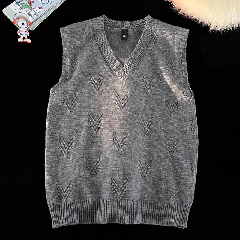 秋と冬の快適なスリムフィット通気性のある暖かいベストメンズフ - Men'S Fashion V Neck Sweater のレビューと価格