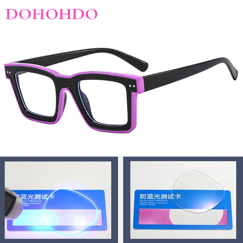 ヴィンテージ高級ブランドデザイナースクエア TR90 抗青色 - Mens Fashion Reading Glasses のレビューと価格
