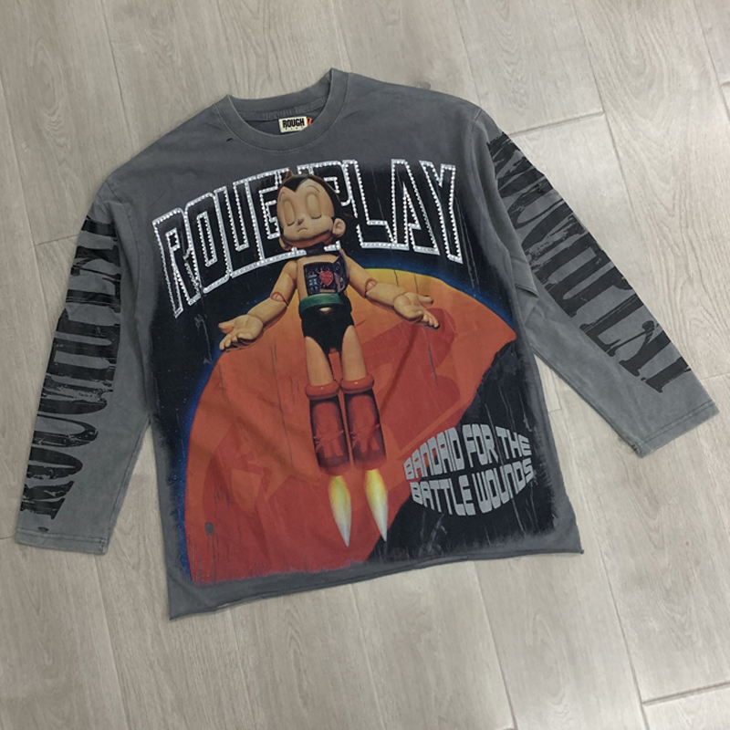 26SS 新しい高品質ストリートラッションヒップホップラフ長 - Men'S Fashion Trends のレビューと価格