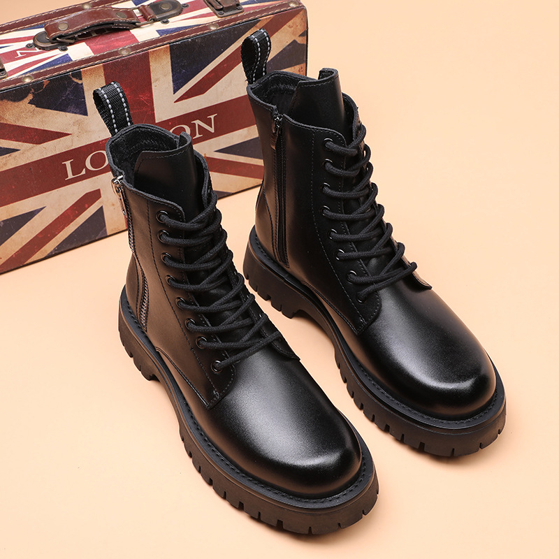 メンズカジュアルハイカットバイクブーツ、パーティー・ナイトク - Chelsea Boots Men のレビューと価格