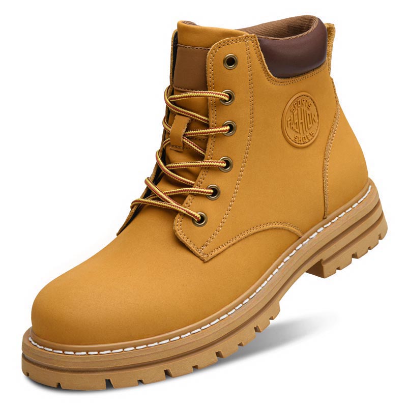 ビッグサイズ49 50 冬用ブラックレザーブーツ メンズ レ - Men'S Fashion For 45 Years Old のレビューと価格