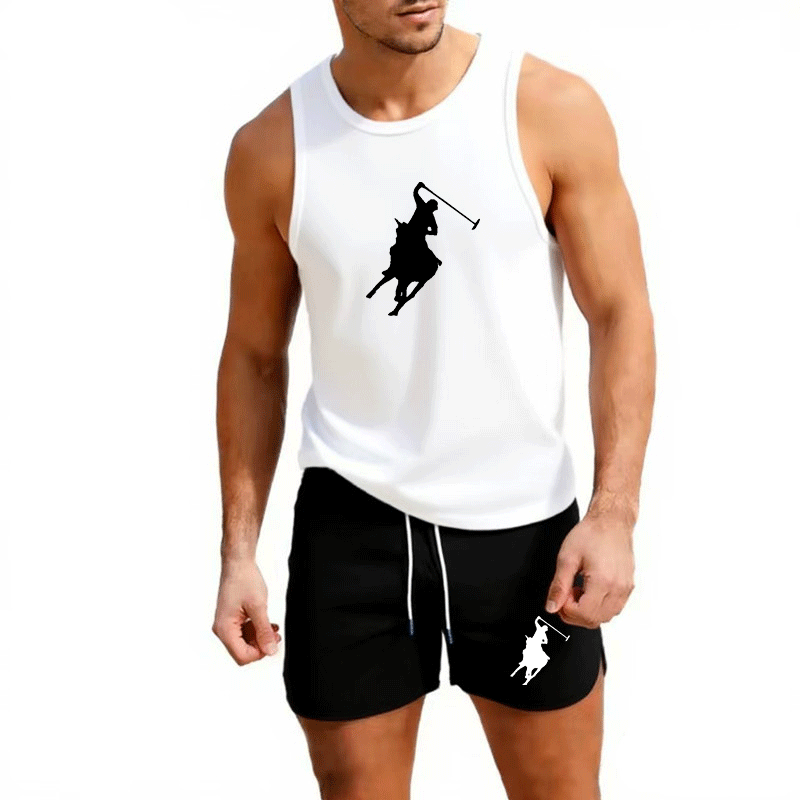 ヨーロッパメンズサマーベスト＆ショーツセット 2ピース アウ - Men'S Fashion Trends のレビューと価格