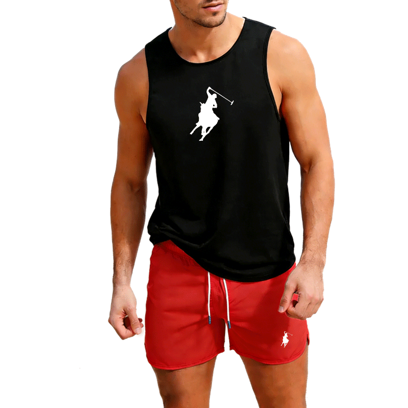 ヨーロッパメンズサマーベスト＆ショーツセット 2ピース アウ - Men'S Fashion Trends のレビューと価格