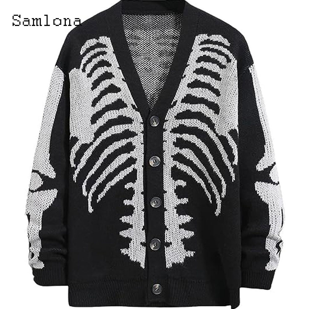 プラスサイズメンズカジュアルレトロニットセーター 2025  - Men'S Fashion V Neck Sweater のレビューと価格