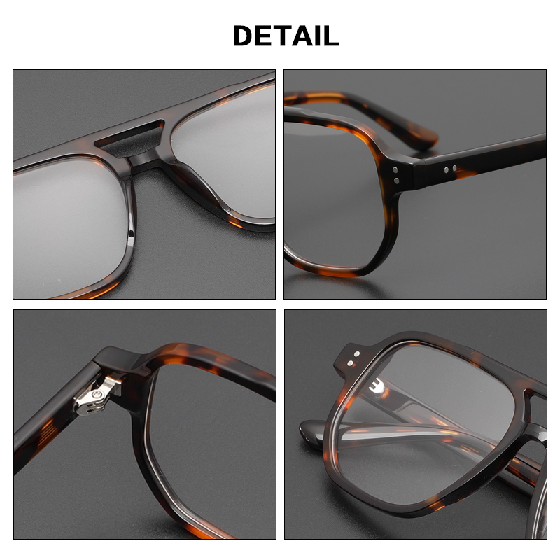 Gatenac ファッションアセテート処方メガネ男性パイロッ - Mens Fashion Reading Glasses のレビューと価格