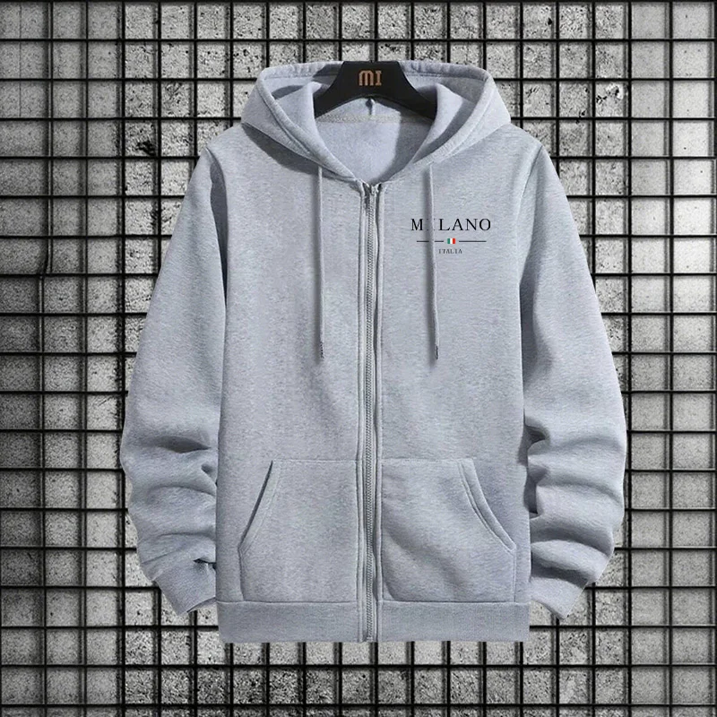 2026年春 メンズトラックスーツ カジュアル シンプル 高 - Men'S Fashion Zipper Hoodie のレビューと価格