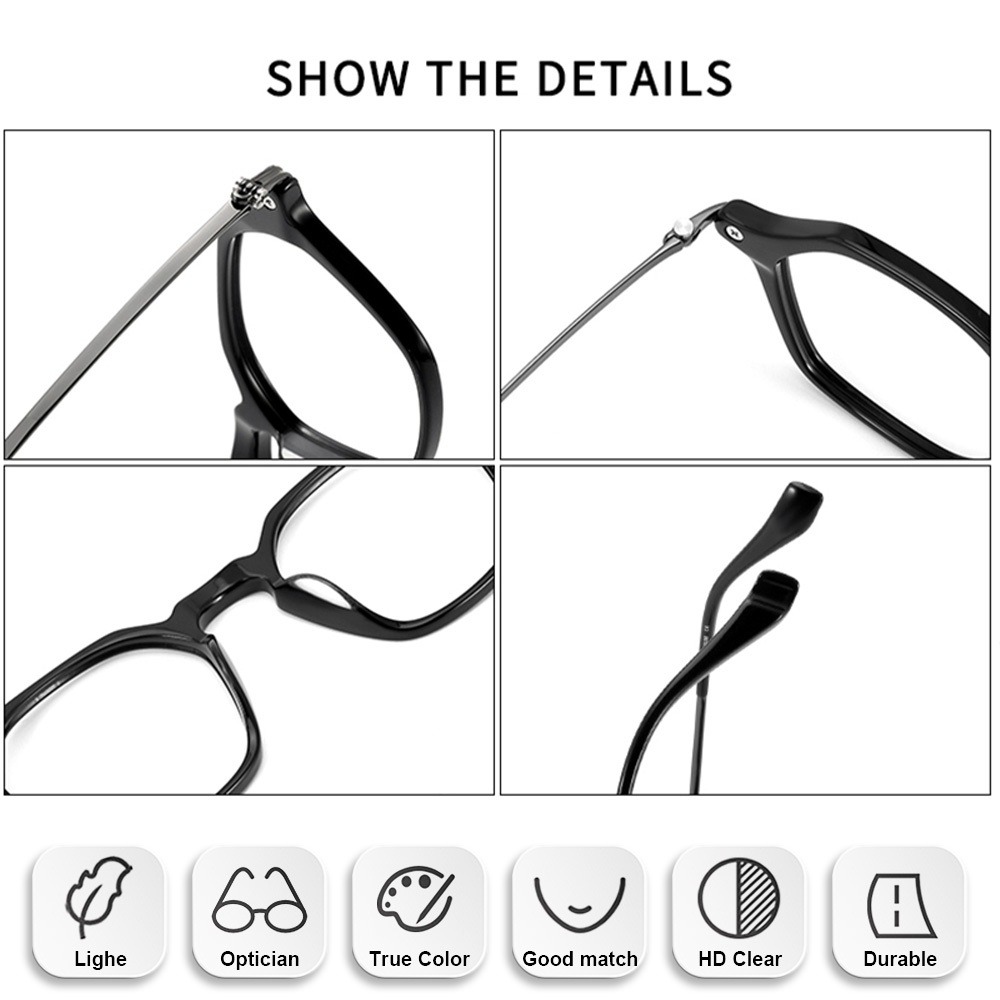 BLMUSA (S) ファッション男性純チタン多角形フレーム - Mens Fashion Reading Glasses のレビューと価格