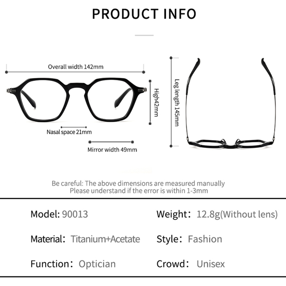 BLMUSA (S) ファッション男性純チタン多角形フレーム - Mens Fashion Reading Glasses のレビューと価格