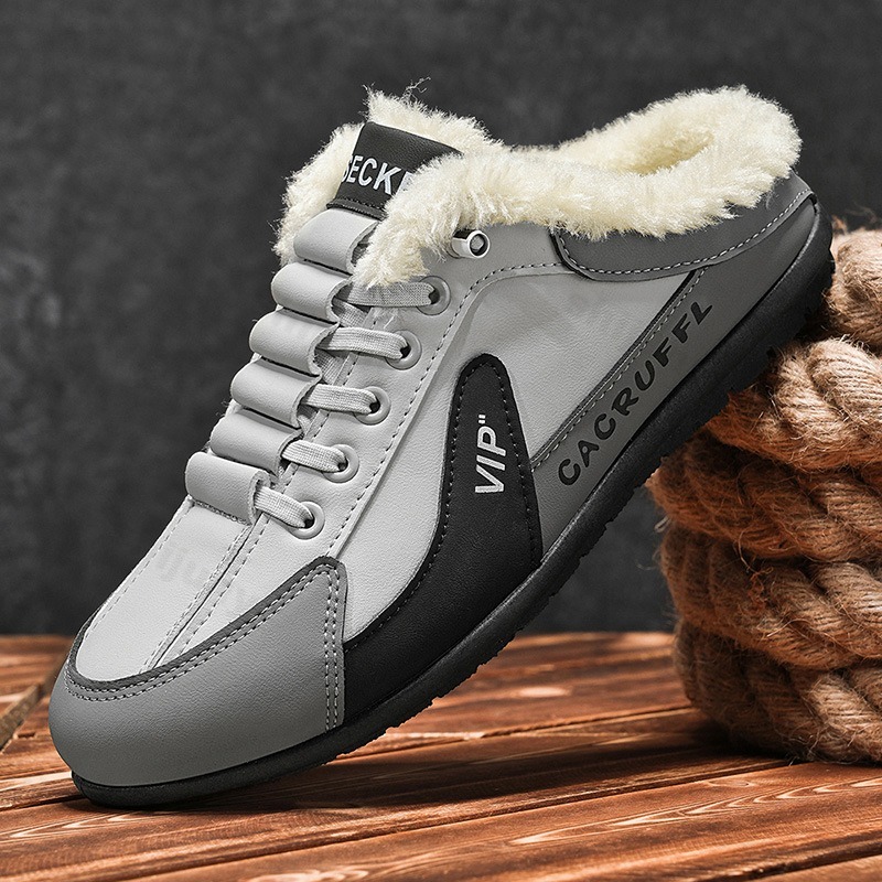メンズスリッパ 2025 冬 暖かい プラッシュ 快適 アウ - Mens Fashion Autumn 2025 のレビューと価格