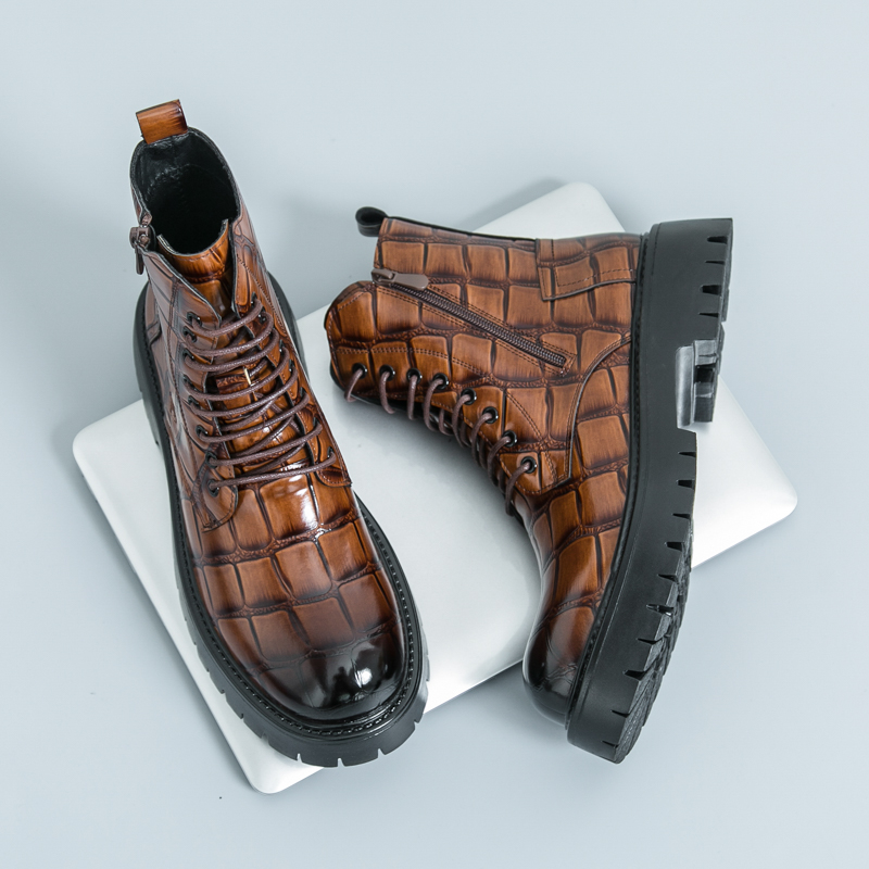 夏のメンズファッションチェルシーブーツブラックブラウンアメリ - Chelsea Boots Men のレビューと価格