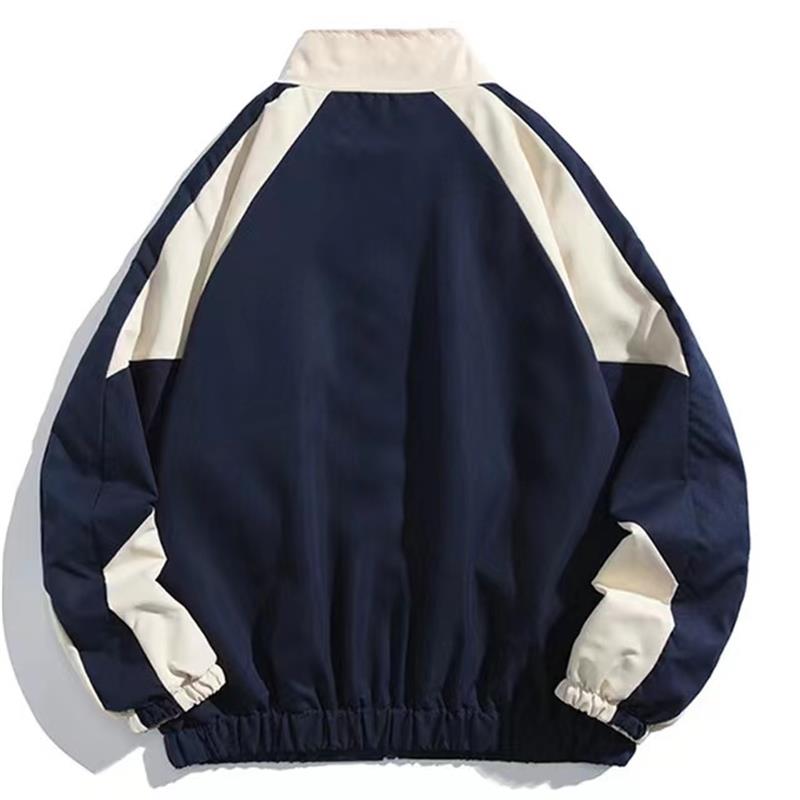 ヒップホップメンズバーシティジャケットハイストリートパッチワ - Varsity Jacket Letterman のレビューと価格