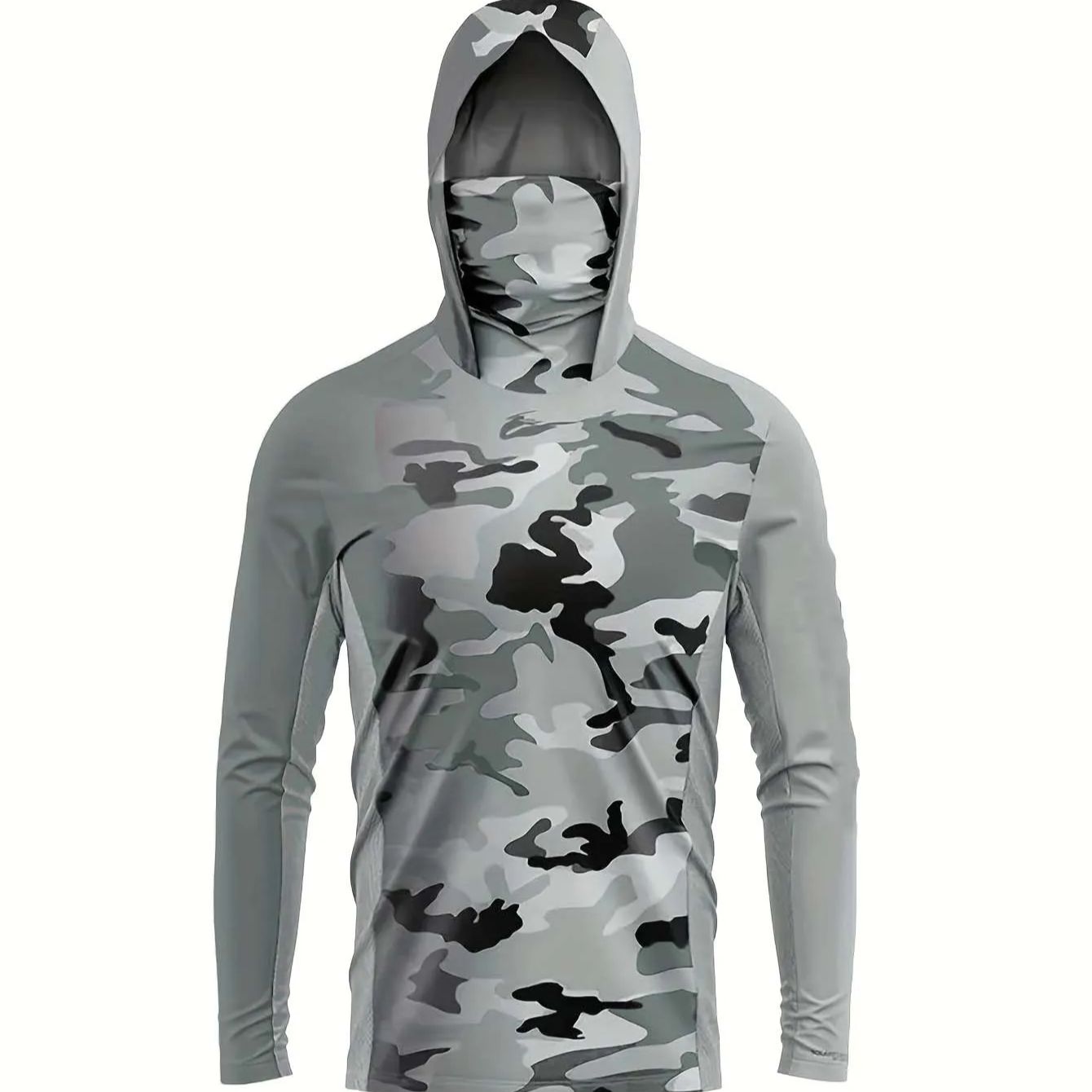アウトドアフィッシャーマンフード付き長袖Tシャツ、グラデーシ - Men'S Fashion Trends のレビューと価格