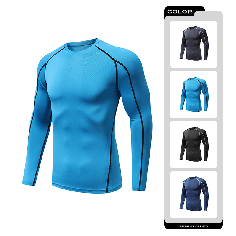 メンズランニングコンプレッション Tシャツ長袖スポーツ Tシ - Track Suit Men のレビューと価格