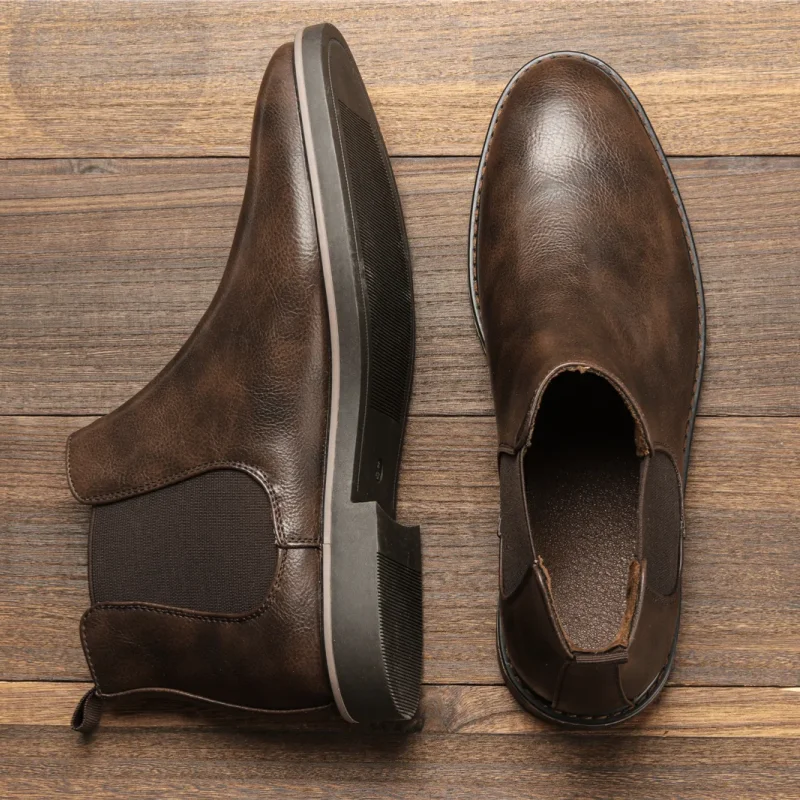 メンズブーツ 2025 イギリス風 メンズシューズ ファッシ - Mens Fashion Autumn 2025 のレビューと価格