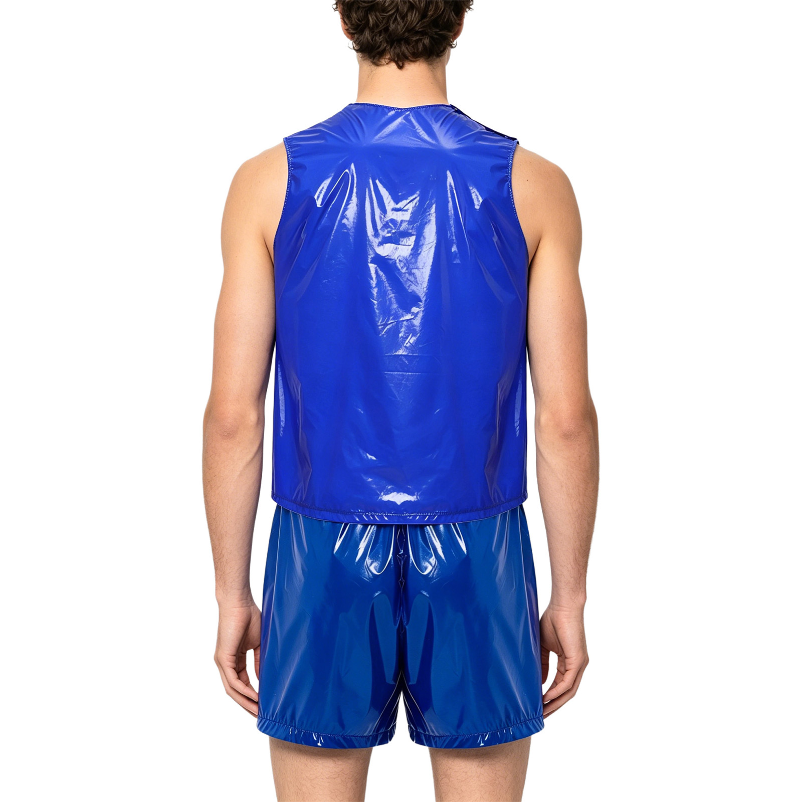 メンズ防水トラックスーツスウェット衣装ノースリーブボタンタン - Track Suit Men のレビューと価格