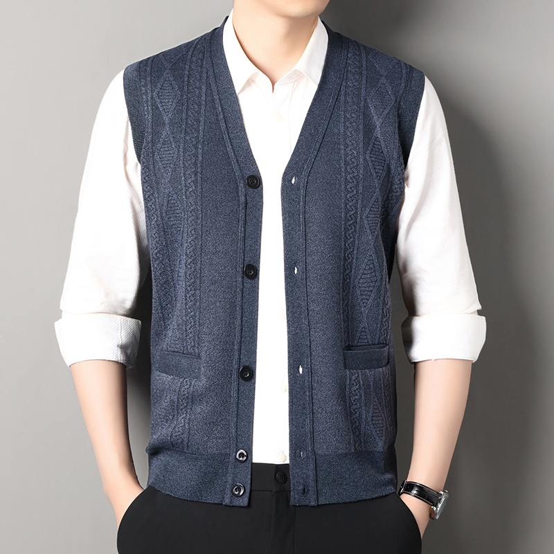 メンズVネックニットカーディガン,カジュアルセーター,ボタン - Men'S Fashion V Neck Sweater のレビューと価格