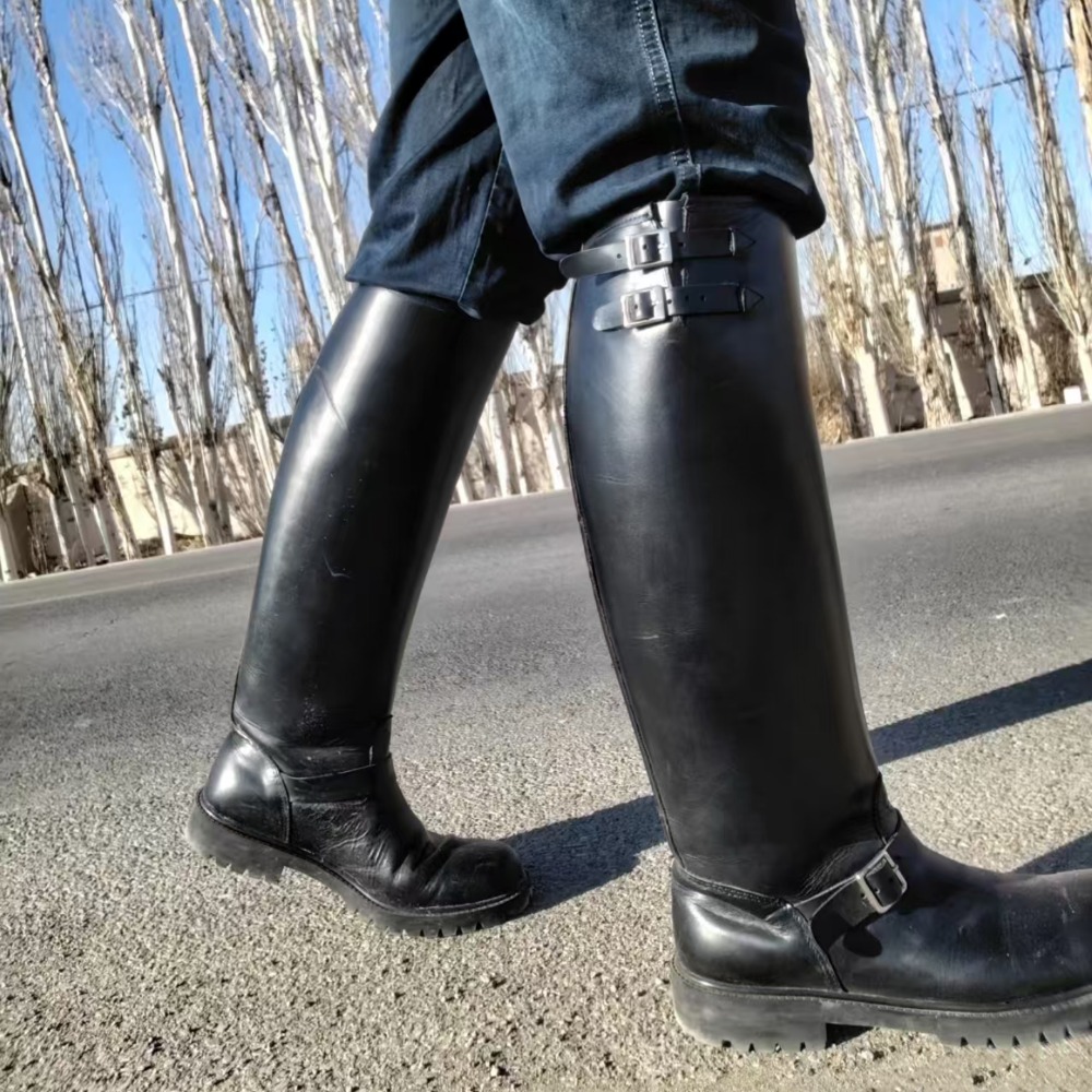 ファッションメンズ本革ブリティッシュロングチェルシーブーツニ - Chelsea Boots Men のレビューと価格