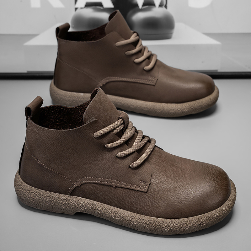 メンズ アンクルブーツ ブラウン ショートブーツ 高級靴 パ - Men'S Fashion For 45 Years Old のレビューと価格