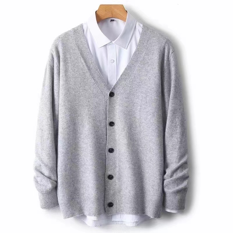 メンズ薄手ニットカーディガン,Vネックセーター,暖かく,ファ - Men'S Fashion V Neck Sweater のレビューと価格
