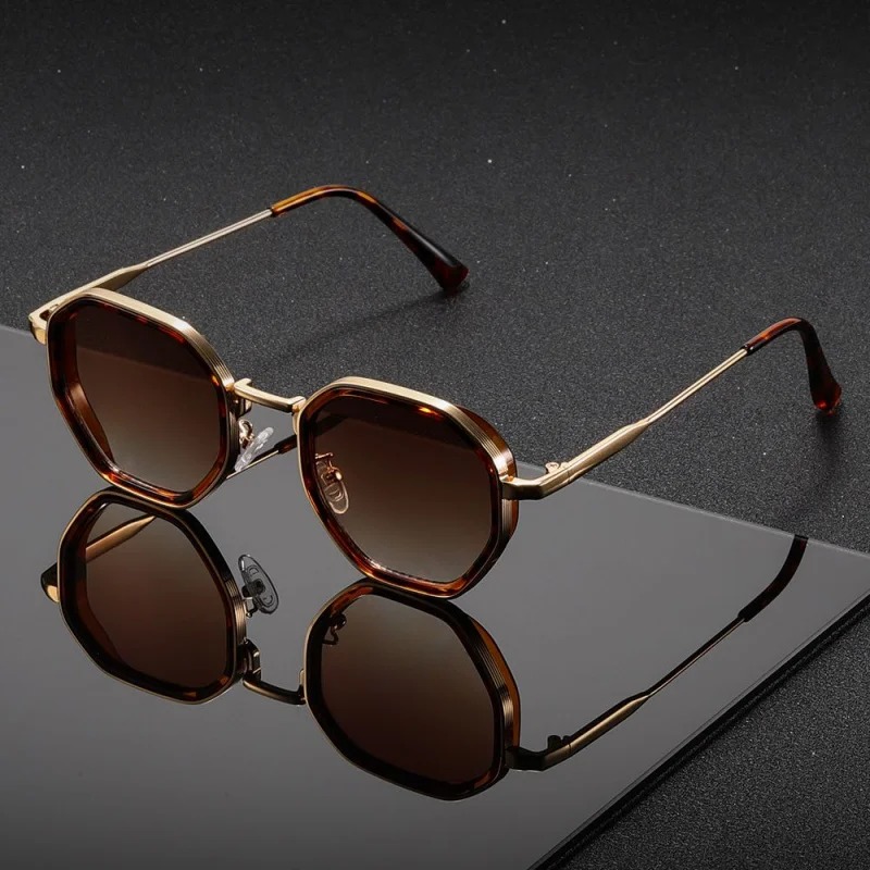 1 ペアユニセックスラウンドメタルファッショナブルなサングラ - Men'S Fashion Glasses のレビューと価格