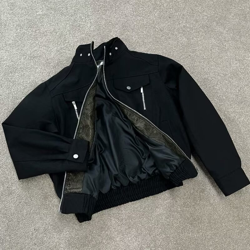 メンズウィンタージャケットコート メンズファー付き アシンメ - Varsity Jacket Letterman のレビューと価格