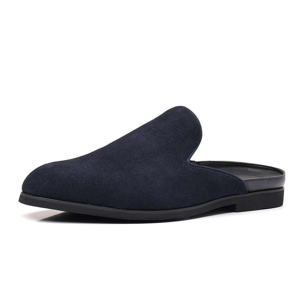 スエードミュール男性用ローファーフォーマルスリッパ男性用デザ - Men'S Fashion Loafers のレビューと価格