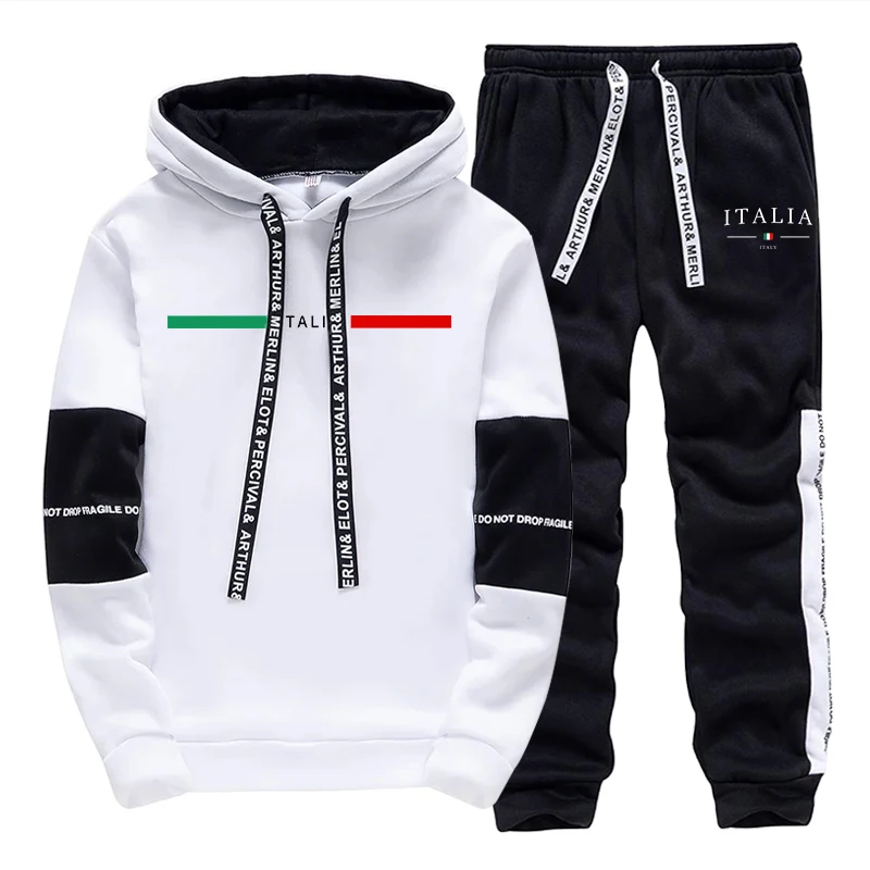 ファッションメンズトラックスーツプリントカジュアルスウェット - Men'S Fashion Clothing のレビューと価格