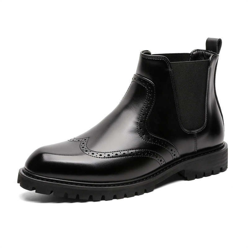 ビッグサイズメンズファッションパーティープロムチェルシーブー - Chelsea Boots Men のレビューと価格