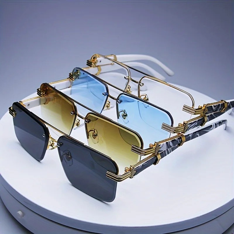 ファッションリムレスサングラス男性女性人気フレームレスサング - Men'S Fashion Glasses のレビューと価格