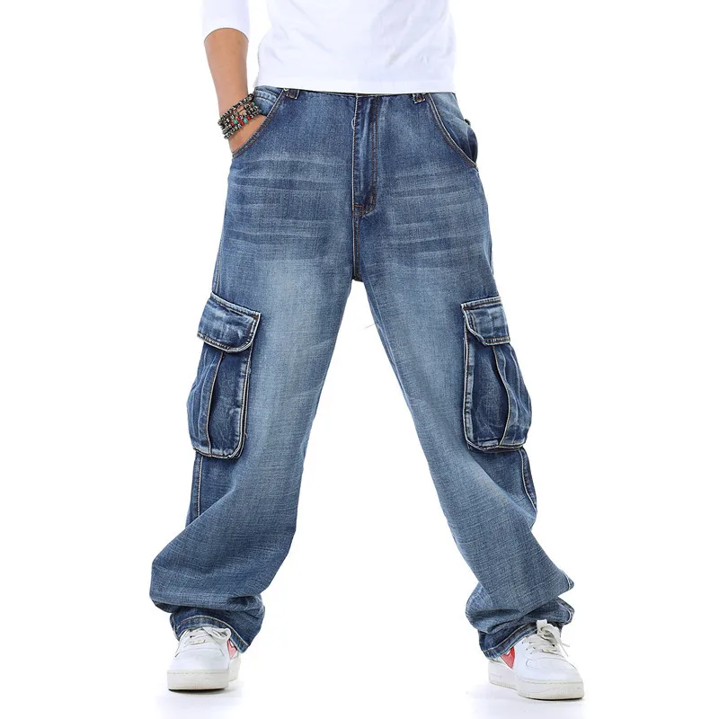メンズだぶだぶのジーンズ春と秋の新ファットガイ大きいサイズの - Men'S Fashion For Fat Guys のレビューと価格