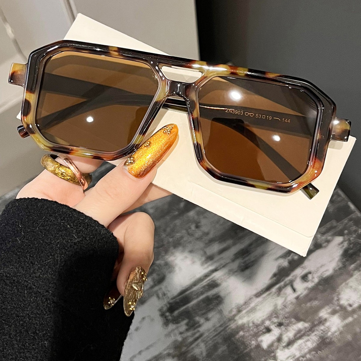新しいレトロスクエアダブルビームサングラス男性女性高品質屋外 - Men'S Fashion Glasses のレビューと価格