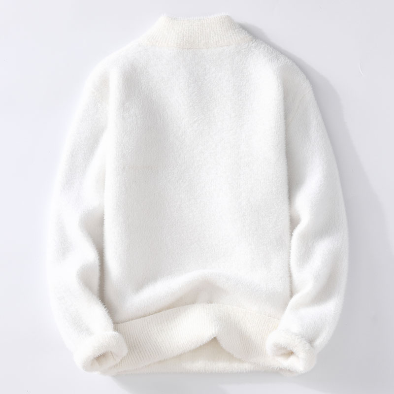 セーター男性冬韓国スタイルメンズファッション暖かいセーター  - Men'S Fashion V Neck Sweater のレビューと価格