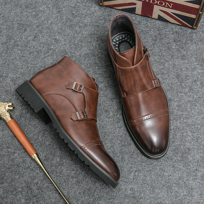 ハイカット ポインテッドトゥ レザーブーツ 2025年 ファ - Mens Fashion Autumn 2025 のレビューと価格
