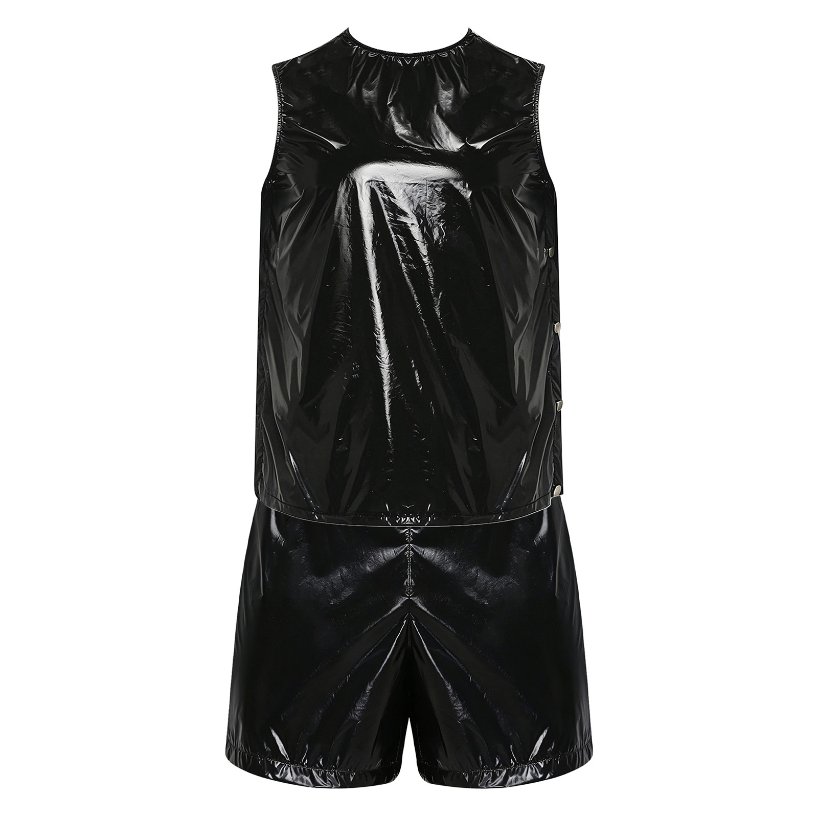 メンズ防水汗止めトラックスーツタンクトップとサイドボタン付き - Track Suit Men のレビューと価格