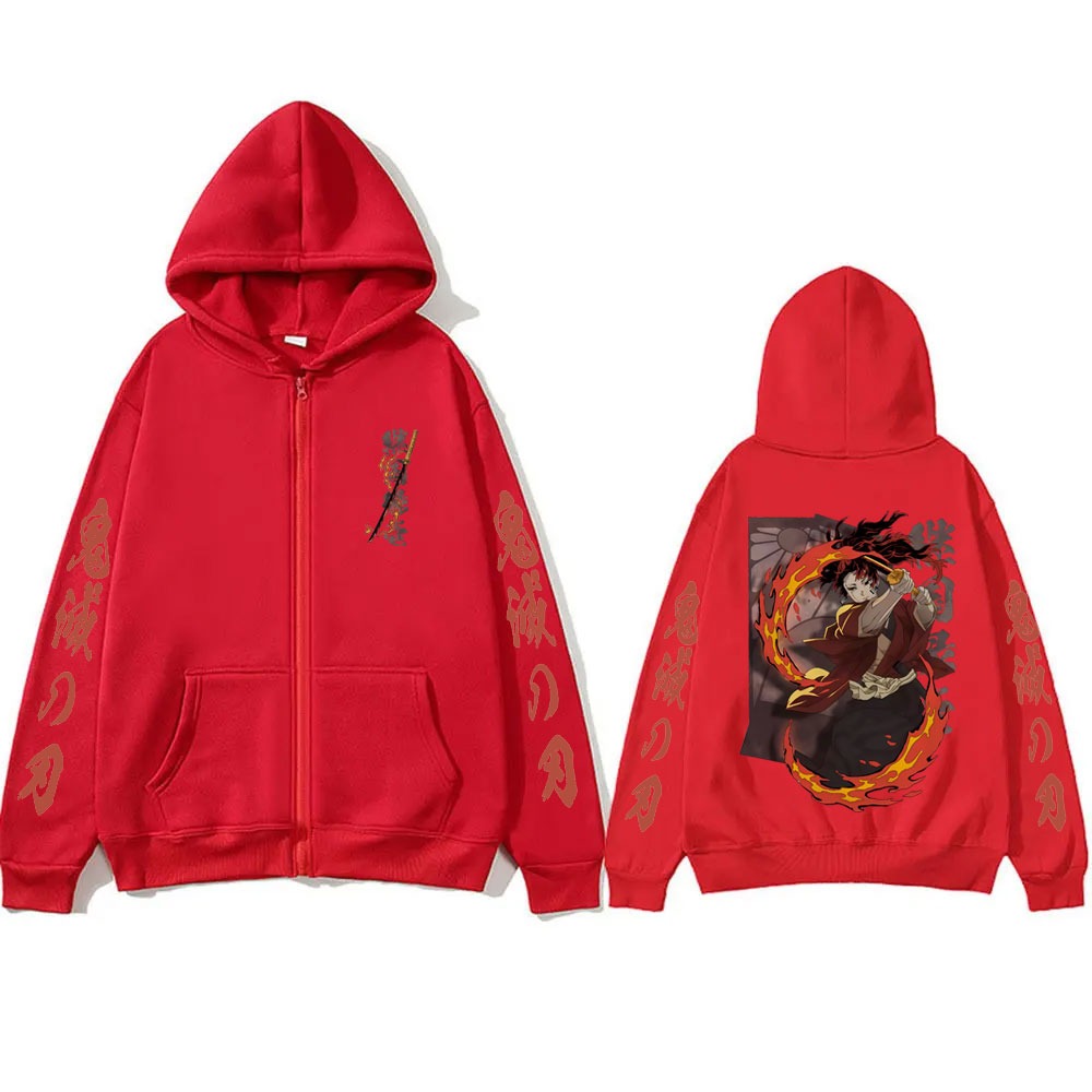 新しい鬼滅の刃継国縁壱グッズジッパーフーディ男性女性ファッシ - Men'S Fashion Zipper Hoodie のレビューと価格