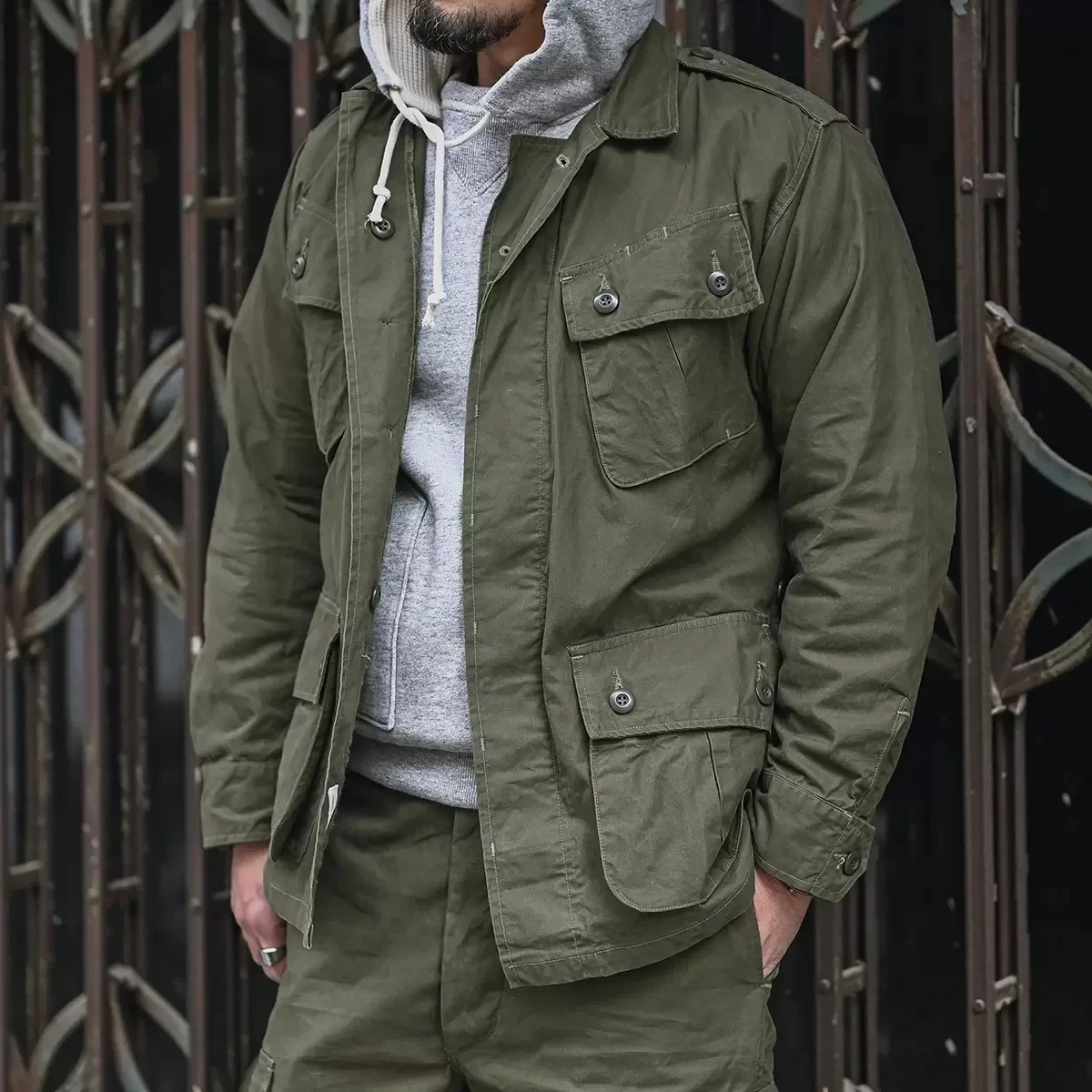 非在庫アーミー 1963 パターン TCU ジャングル ファ - Military Shirt Men のレビューと価格