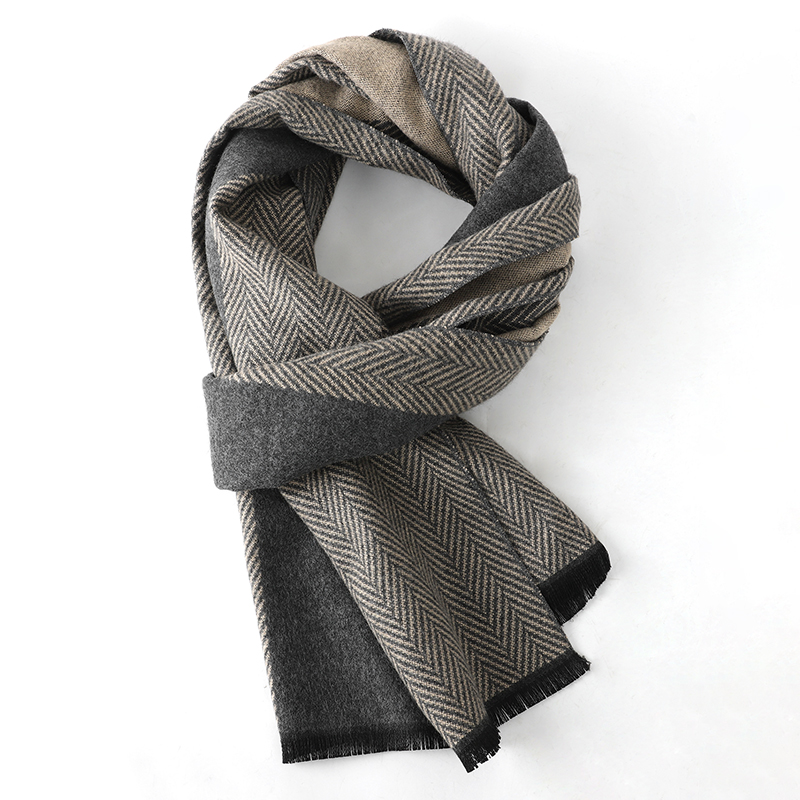 高級冬用メンズスカーフショール暖かい秋用カシミヤハンカチソフ - Mens Fashion Autumn 2025 のレビューと価格